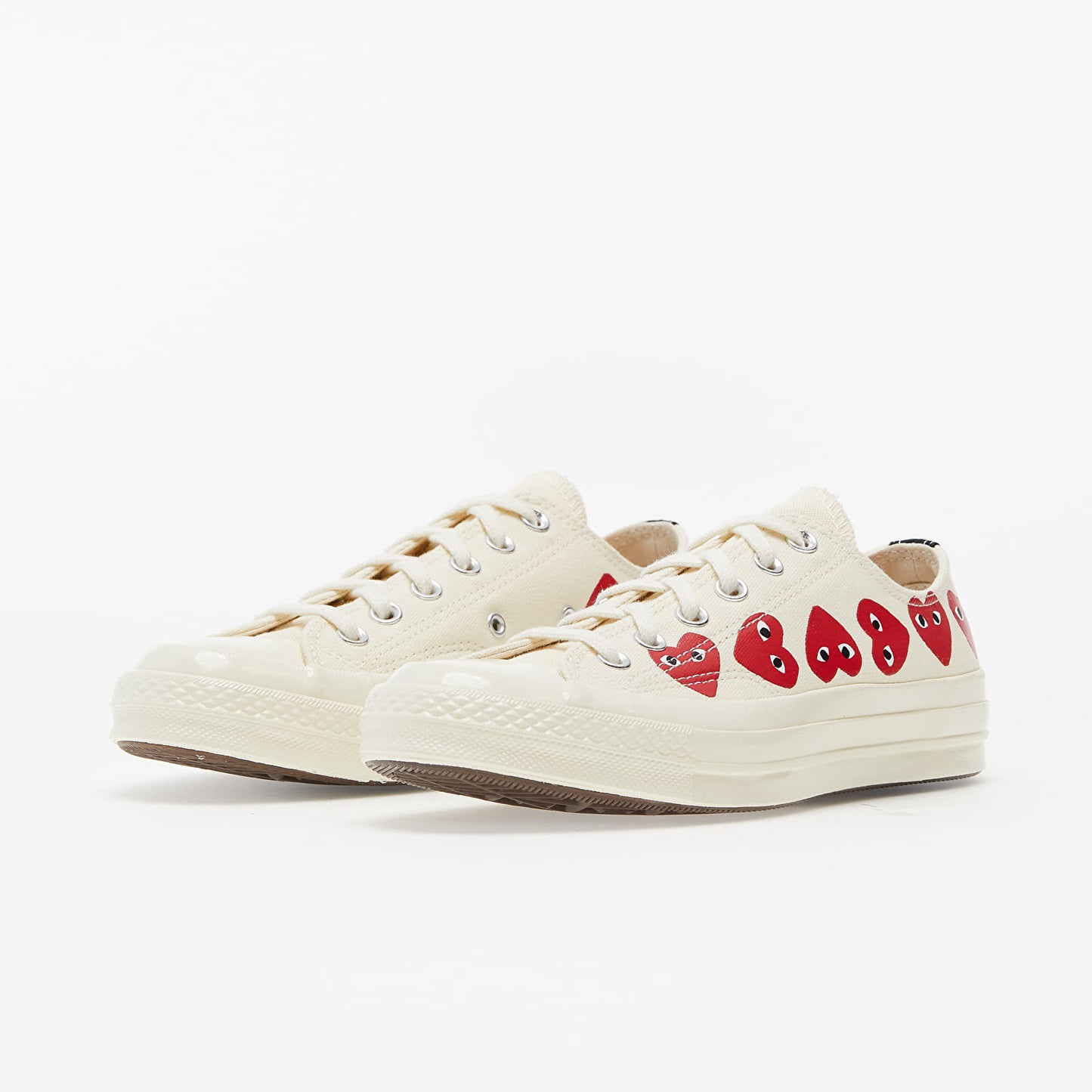 Converse x Comme des Garçons PLAY Multi Heart Chuck 70 Low “Off White”