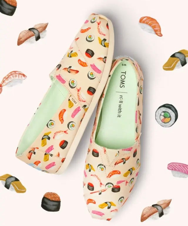 TOMS Classic “Sushi Dinner Paint”