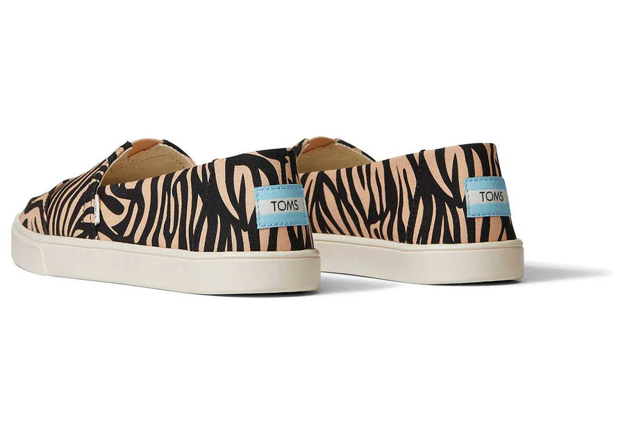 TOMS Alpargata Cupsole “Light Tan Tiger Stripes”