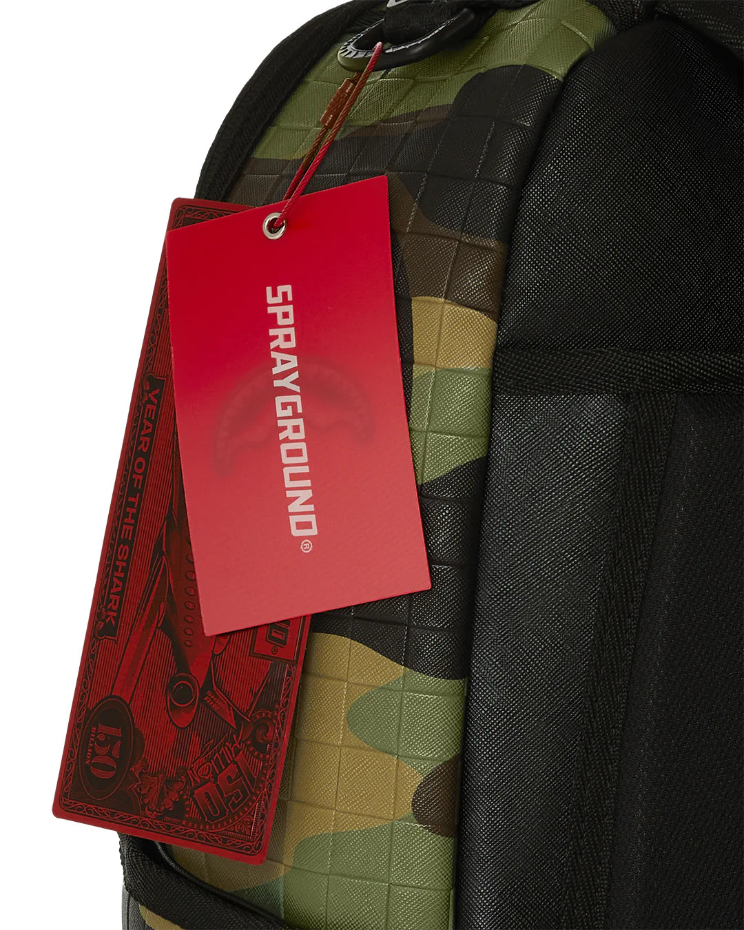 Sprayground Woodland Camo Check Backpack