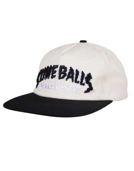 Santa Cruz Slime Balls Strip Natural Snapback