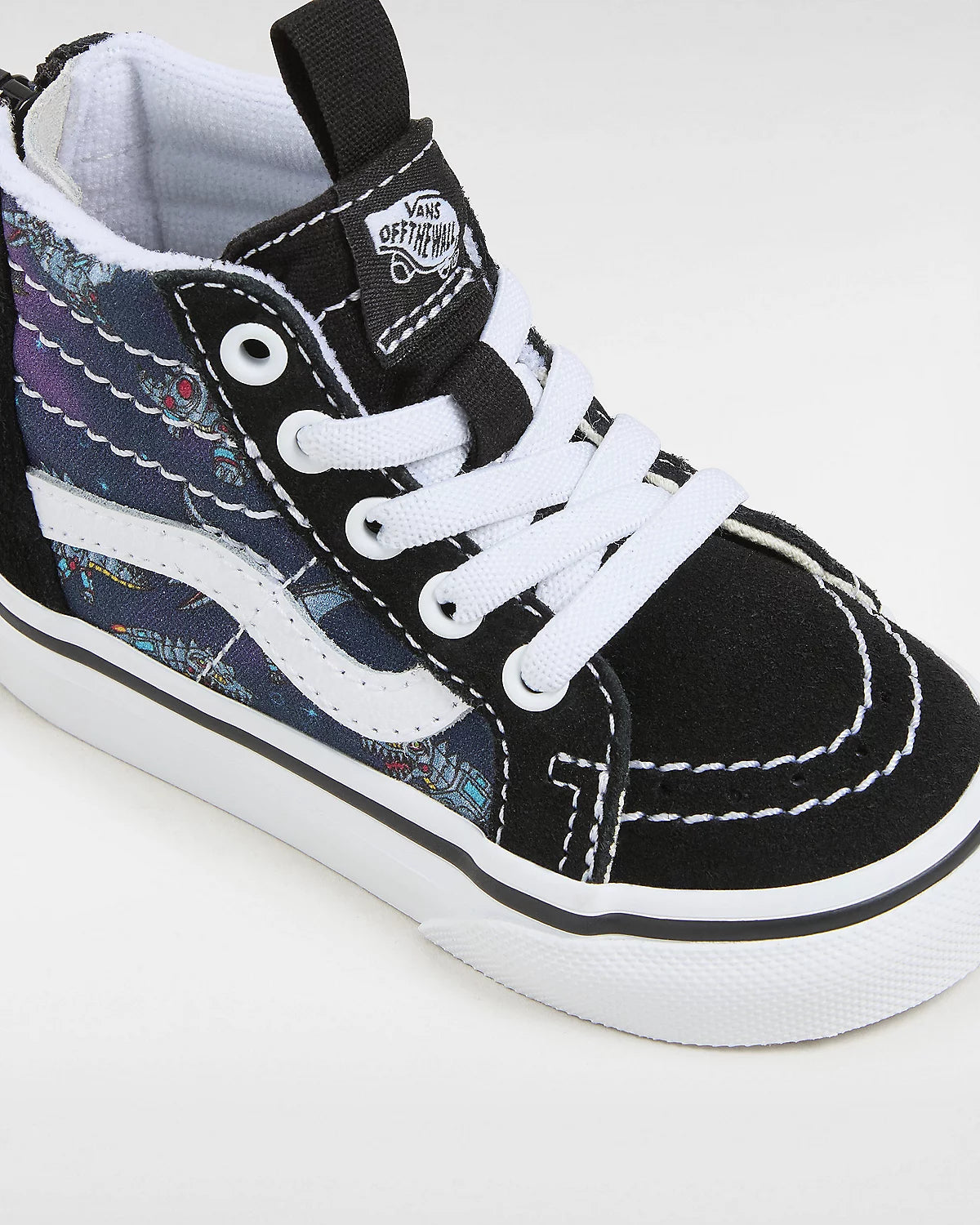 Vans Sk8-Hi Zip “Robotic Dino Blue” Toddlers