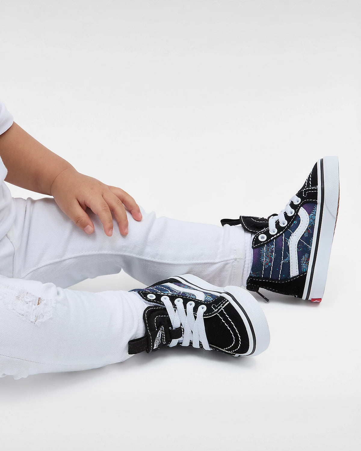 Vans Sk8-Hi Zip “Robotic Dino Blue” Toddlers
