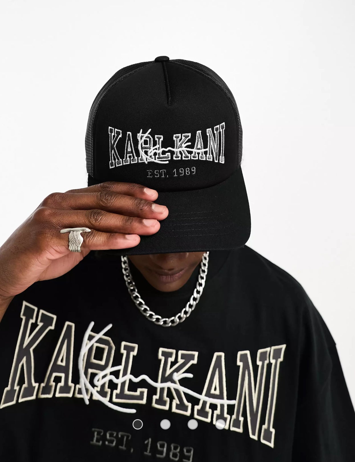 Karl Kani College Signature Trucker Snapback