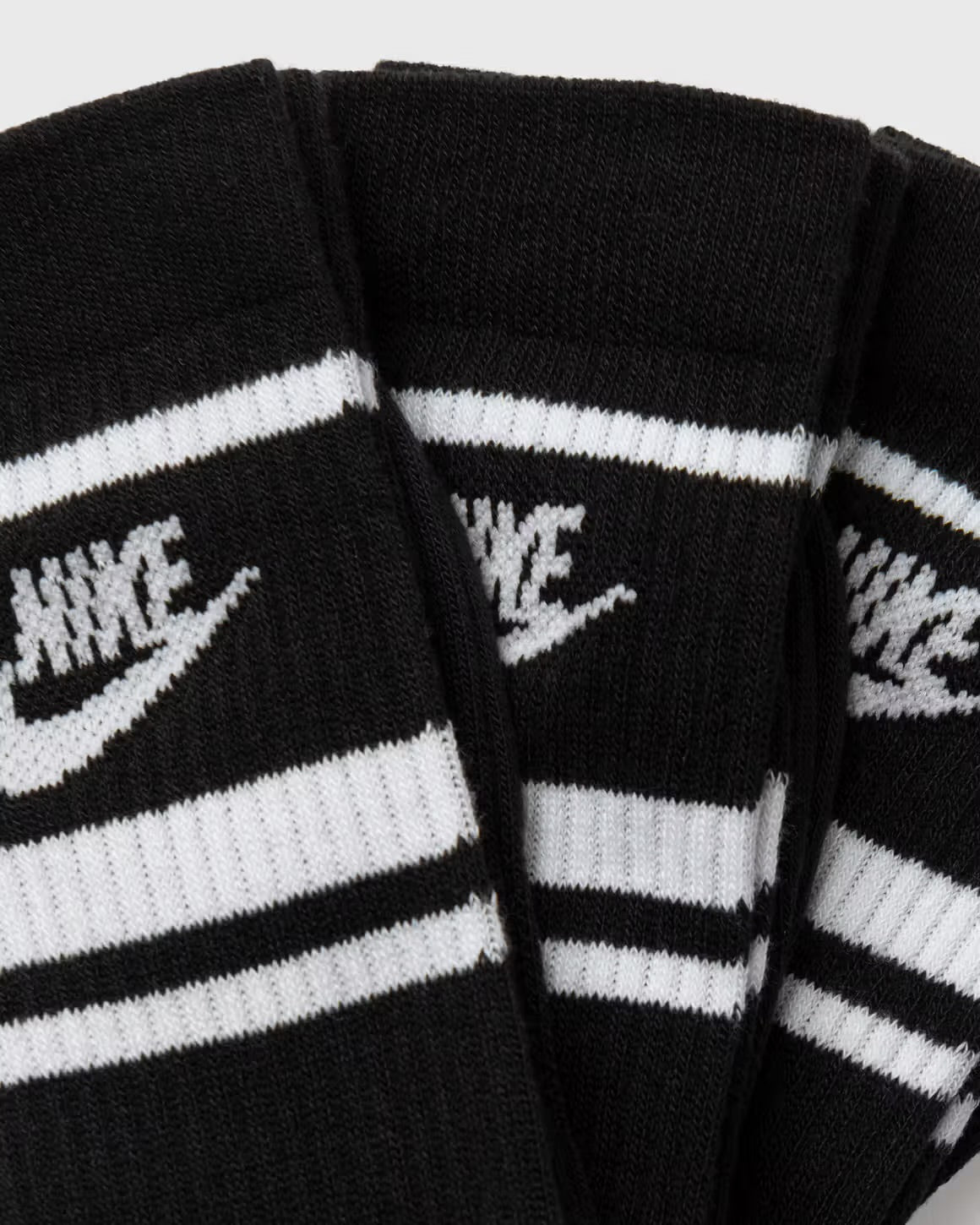 Nike Dri-Fir Everyday Essential Crew Socks “Black” 3-Pack