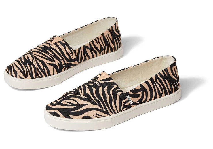 TOMS Alpargata Cupsole “Light Tan Tiger Stripes”