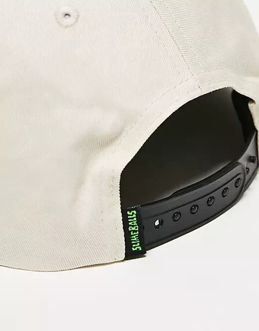 Santa Cruz Slime Balls Strip Natural Snapback