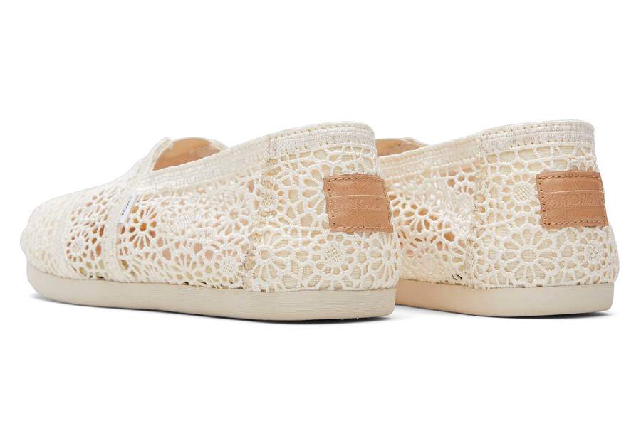 TOMS Classic Alpargata Crochet “Natural”