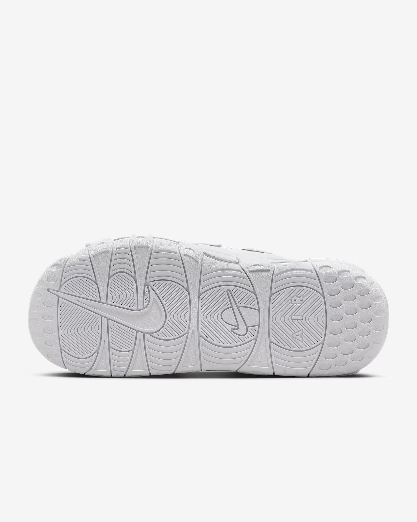 Nike Air More Uptempo Slides “Triple White”