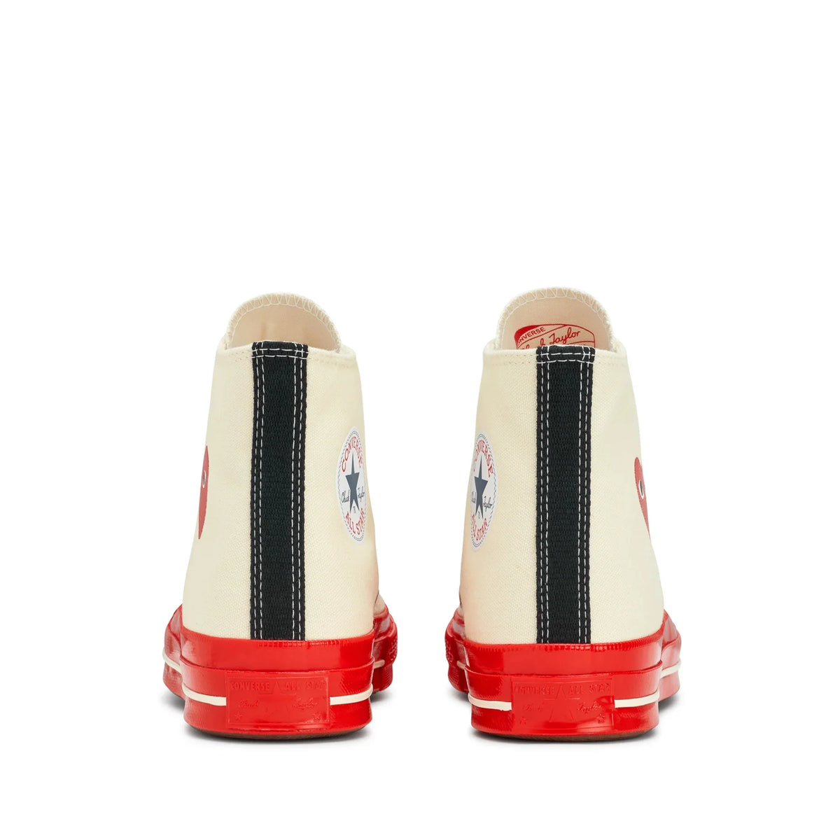 Converse x Comme des Garçons Play  Chuck 70 HI “Red Sole”