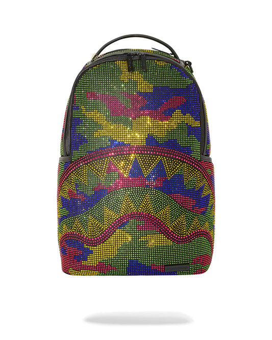 Sprayground “Trippy Trinity Camo Crystal DLXSF” Backpack