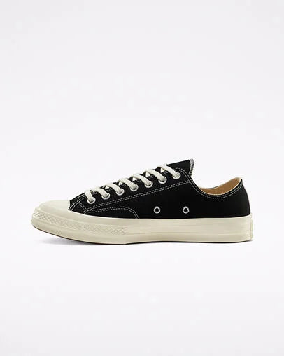 Converse x Comme des Garçons PLAY Chuck 70 Low “Black”
