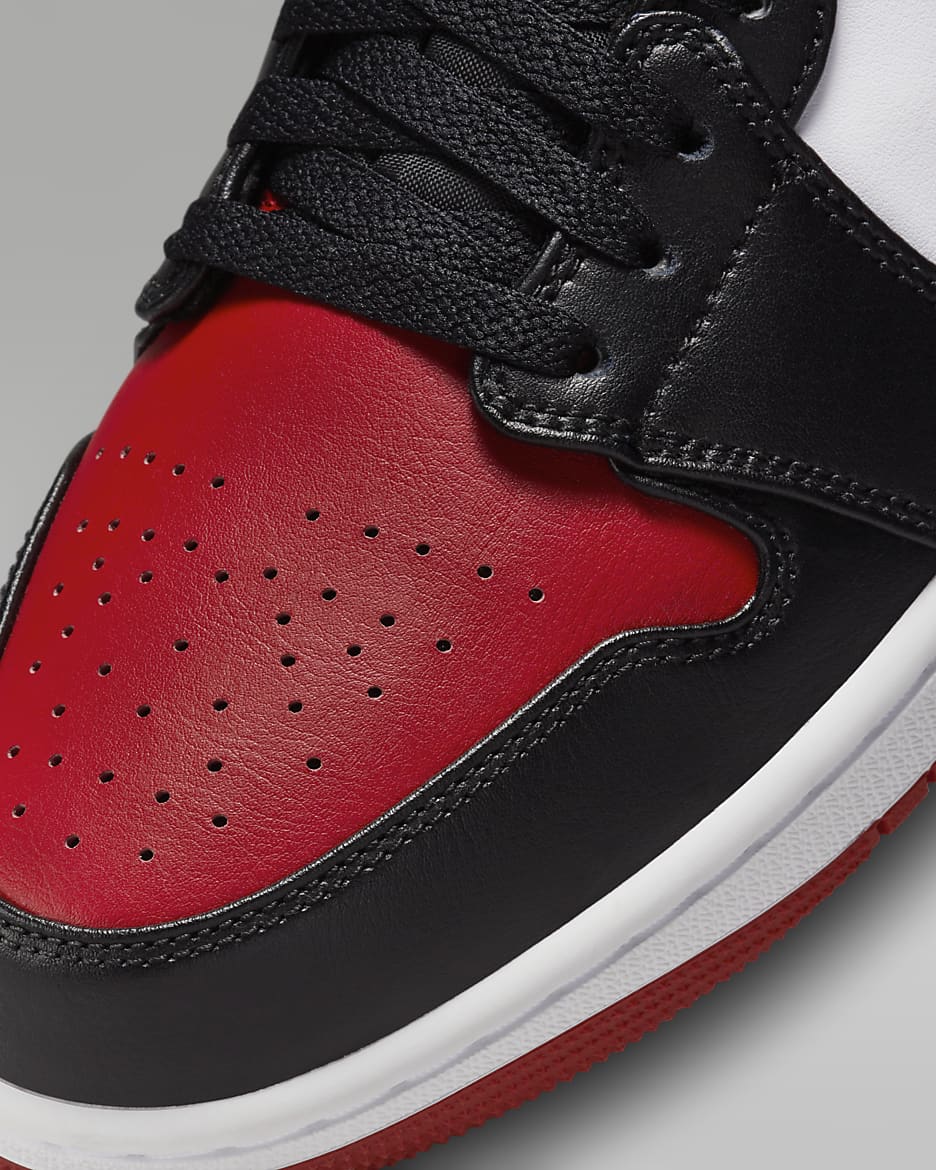Jordan 1 Low “Bred Toe”