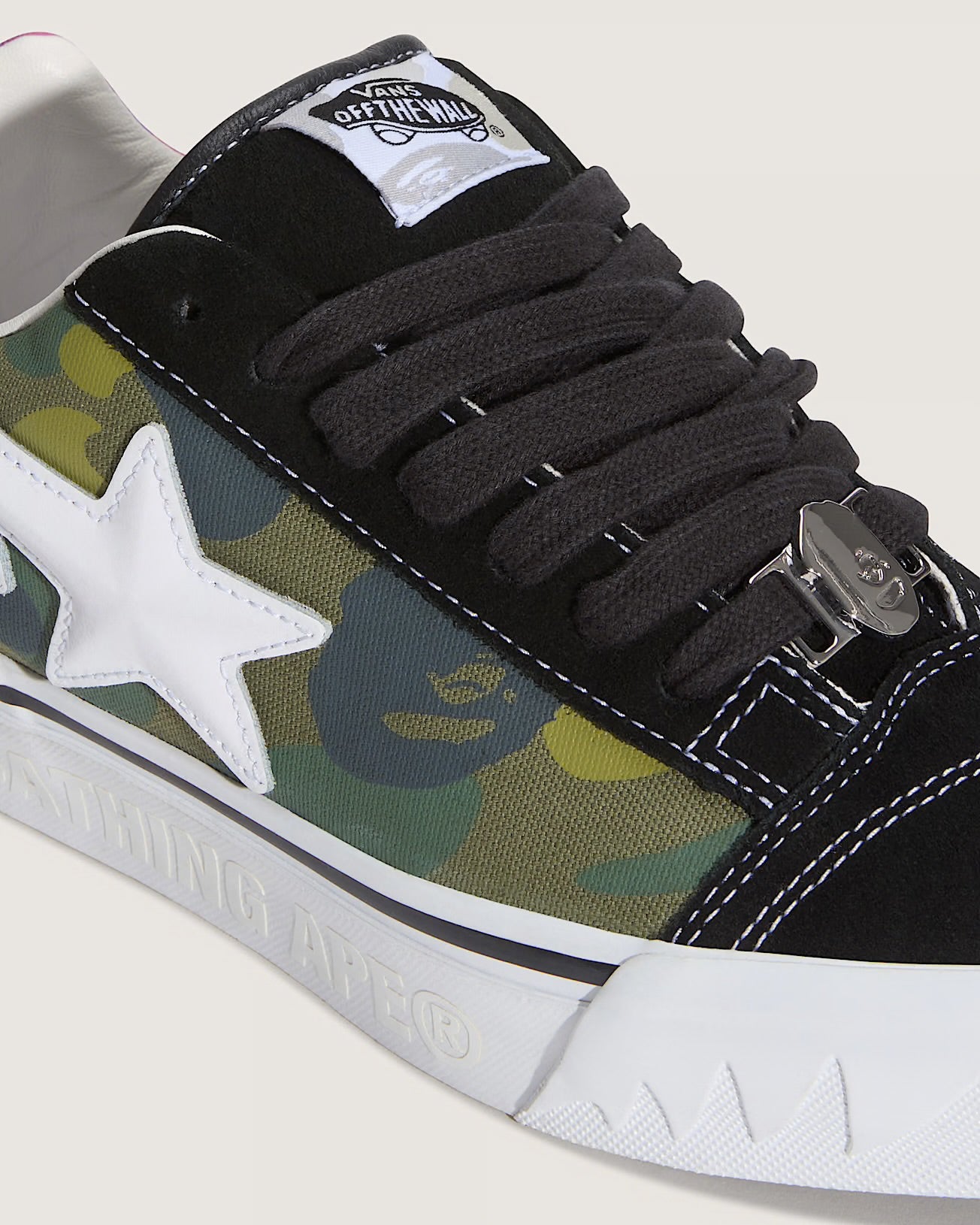 Vans x BAPE Knu Skool “Black/Pink” (Pre Order)
