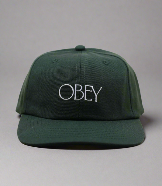 OBEY Clothing Basque 6 Panel Strapback