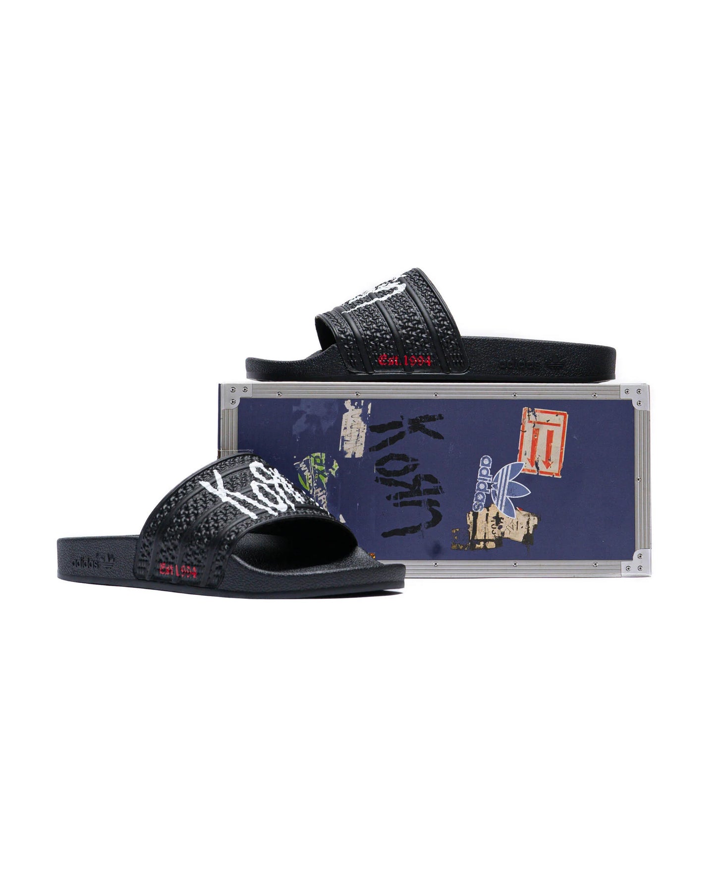 Adidas Adilette x KORN “Core Black”