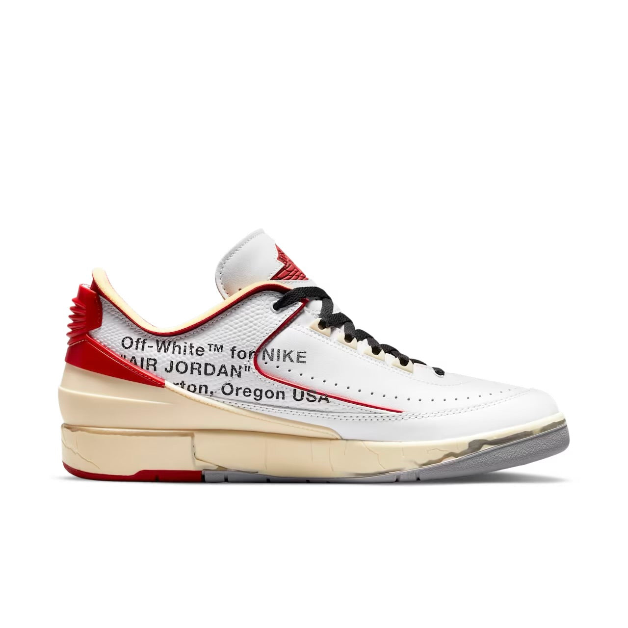 Jordan 2 Retro Low SP x Off-White™ “White and Varsity Red”