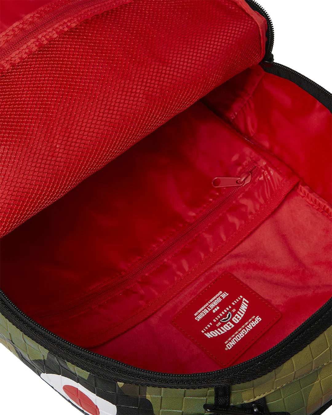 Sprayground Woodland Camo Check Backpack
