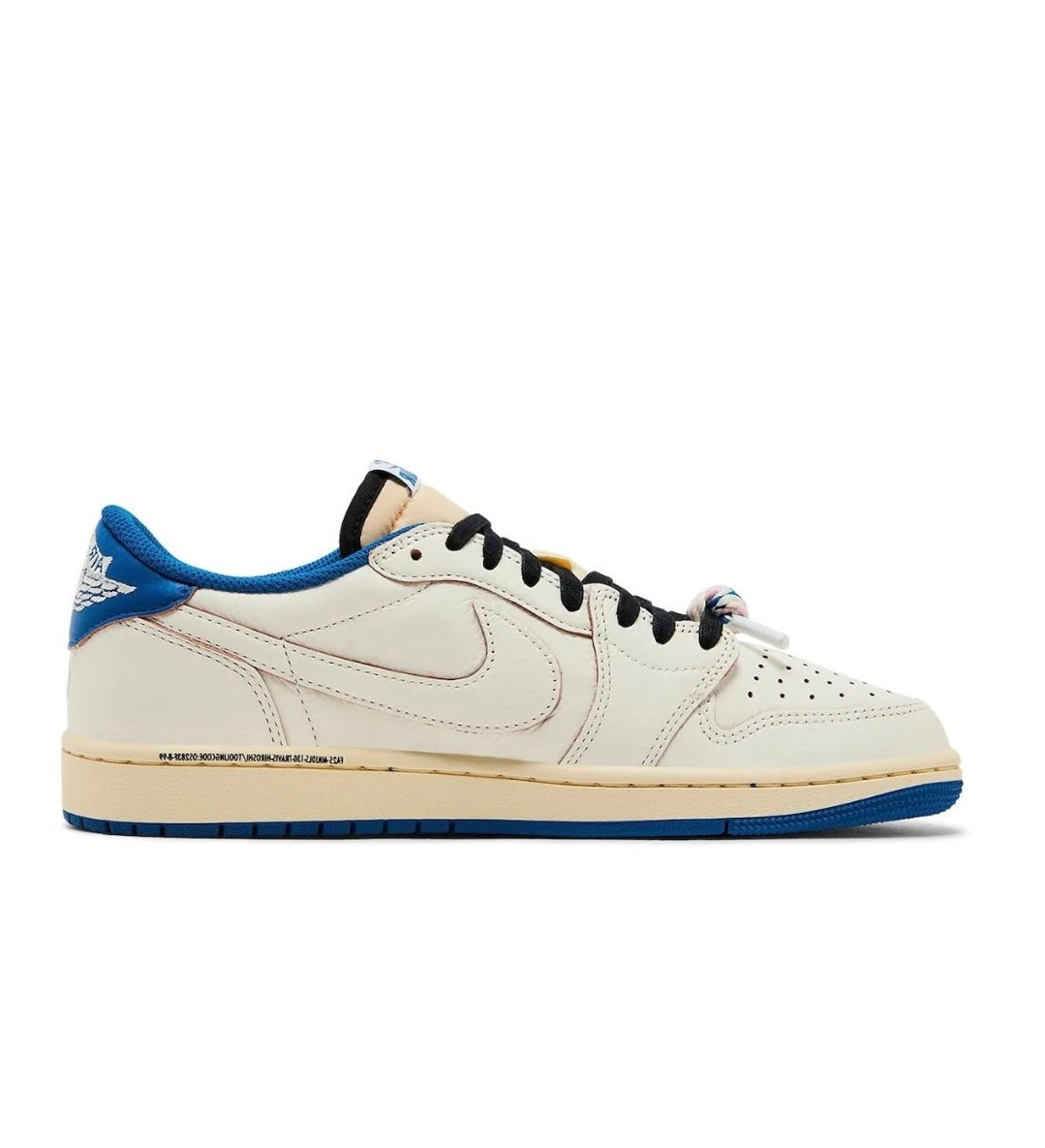 Fragment x Travis Scott x Jordan 1 OG Low "Sail/Military Blue"