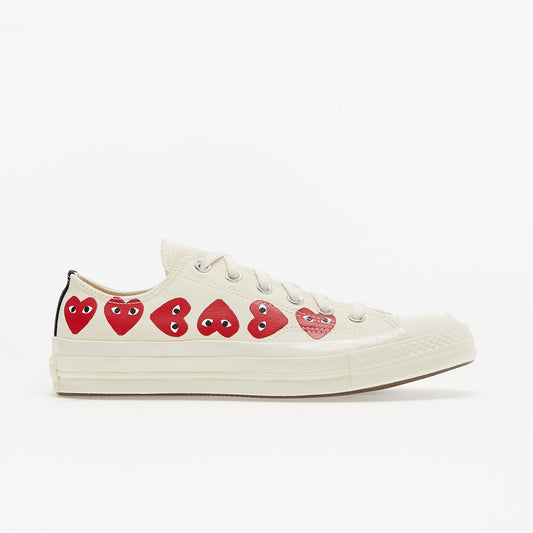 Converse x Comme des Garçons PLAY Multi Heart Chuck 70 Low “Off White”