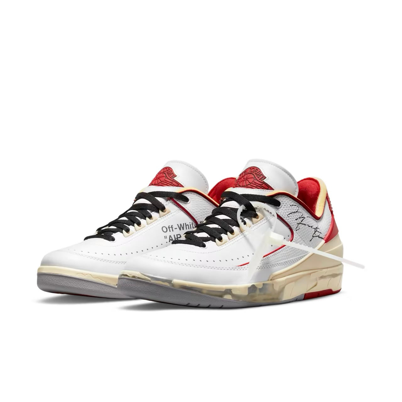 Jordan 2 Retro Low SP x Off-White™ “White and Varsity Red”