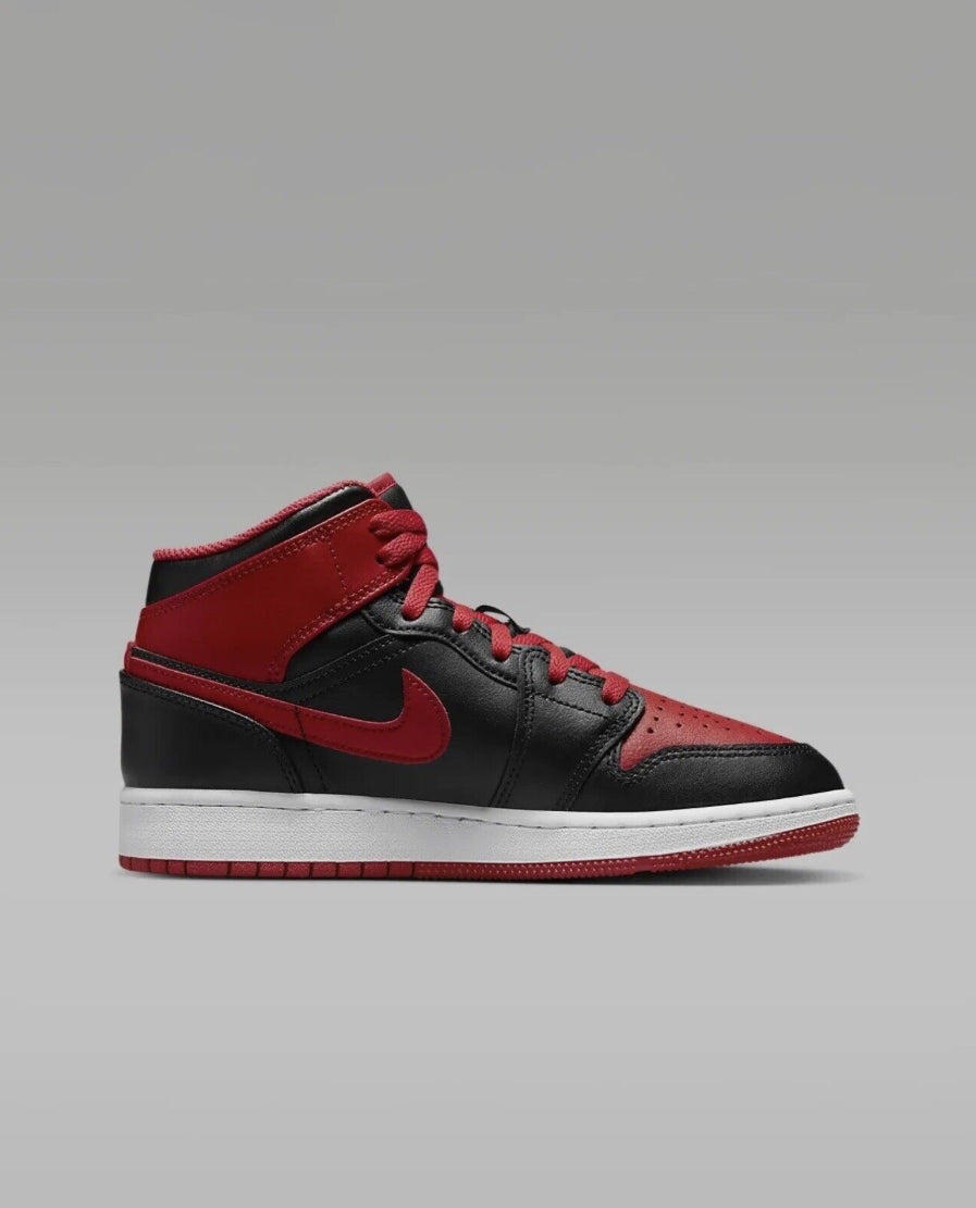 Jordan 1 Mid “Alternate Bred” Kids