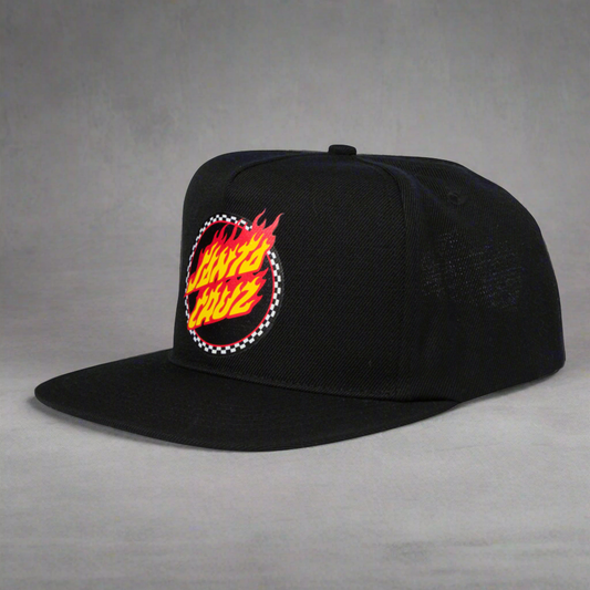 Santa Cruz Ringed Flamed Dot Snapback