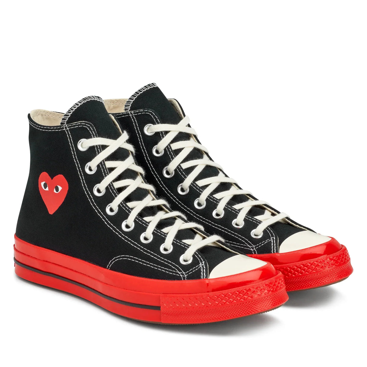 Converse x Comme des Garçons Play Chuck 70 Hi “Red Sole Black”