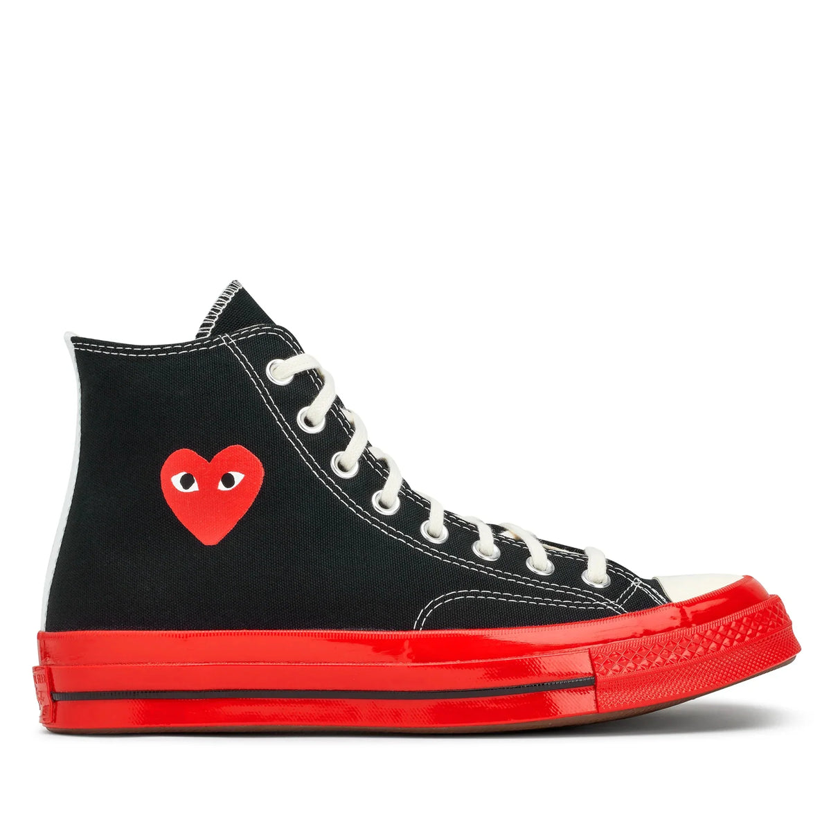 Converse x Comme des Garçons Play Chuck 70 Hi “Red Sole Black”