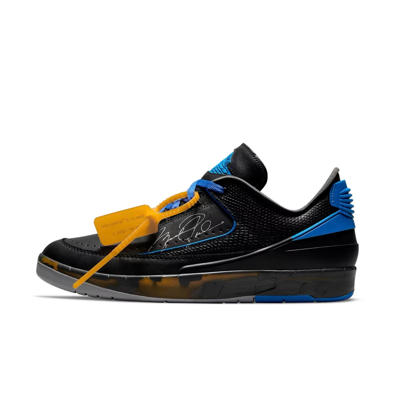 Jordan 2 Retro Low SP x Off-White™ “Black and Varsity Royal”
