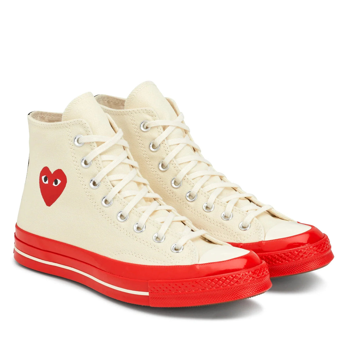 Converse x Comme des Garçons Play  Chuck 70 HI “Red Sole”