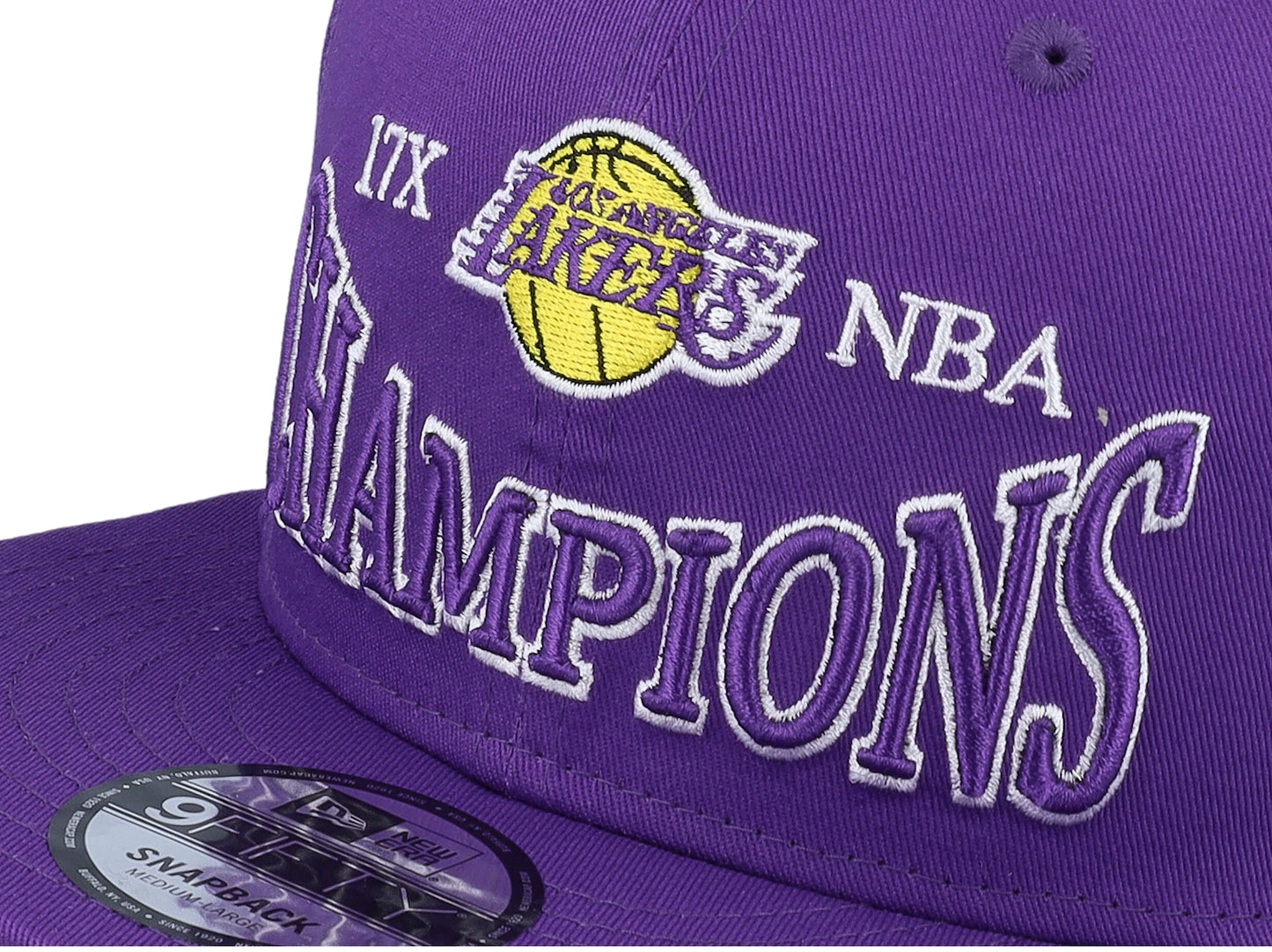 New Era 9FIFTY Snapback LA Lakers Champions Patch