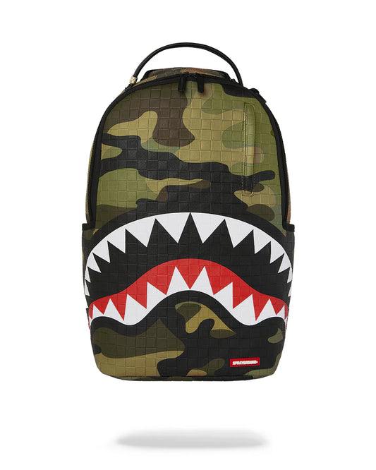 Sprayground Woodland Camo Check Backpack
