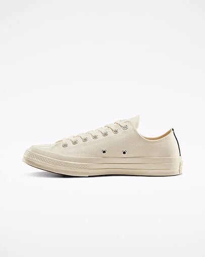 Converse x Comme des Garçons PLAY Chuck 70 Low “Milky White”