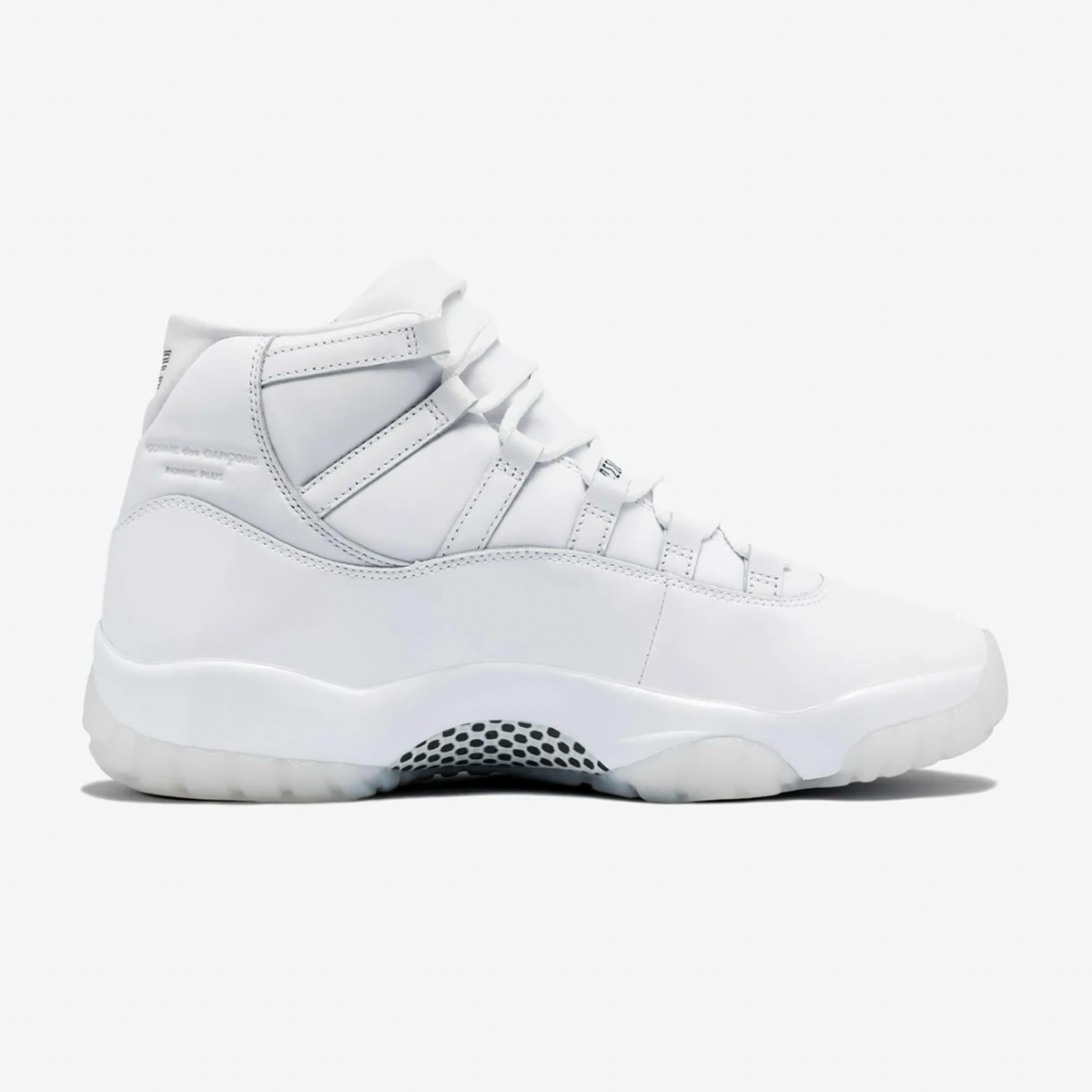 Jordan 11 Retro x Comme des Garçons Homme Plus “White”