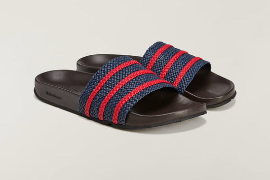 Adidas x Wales Bonner Adilette Slides “Night Indigo”