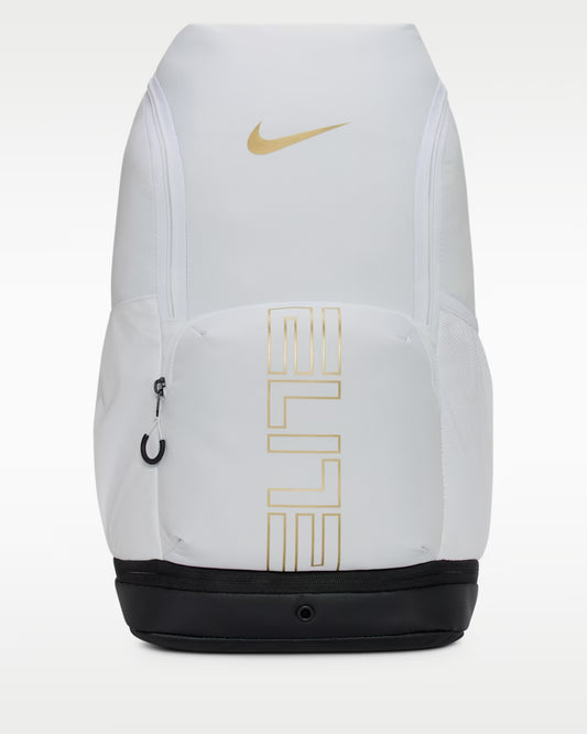 Nike Varsity Elite Backpack “White/Gold”
