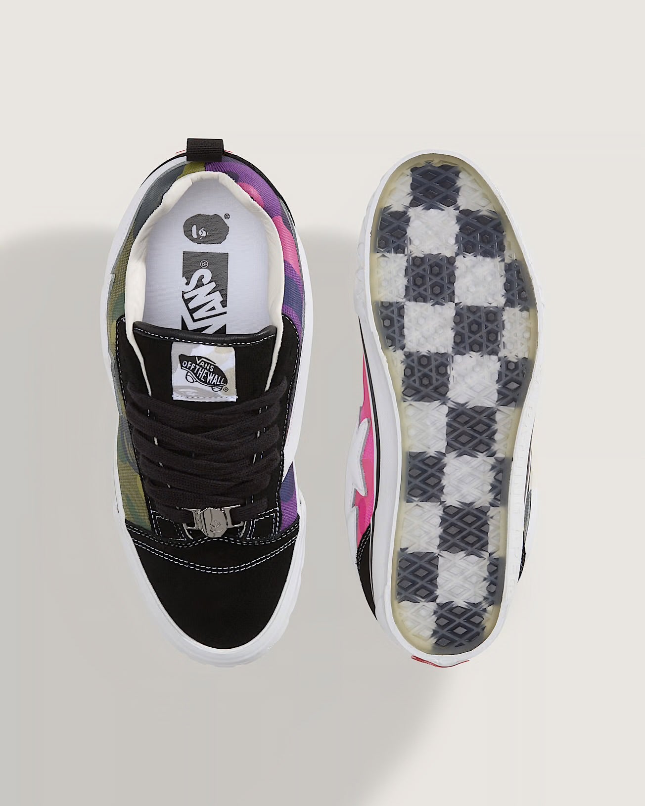 Vans x BAPE Knu Skool “Black/Pink” (Pre Order)