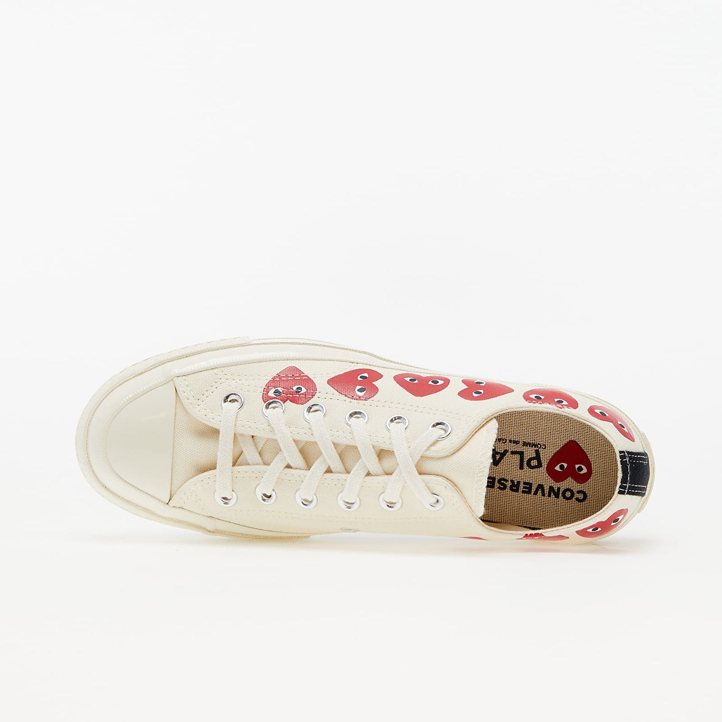 Converse x Comme des Garçons PLAY Multi Heart Chuck 70 Low “Off White”