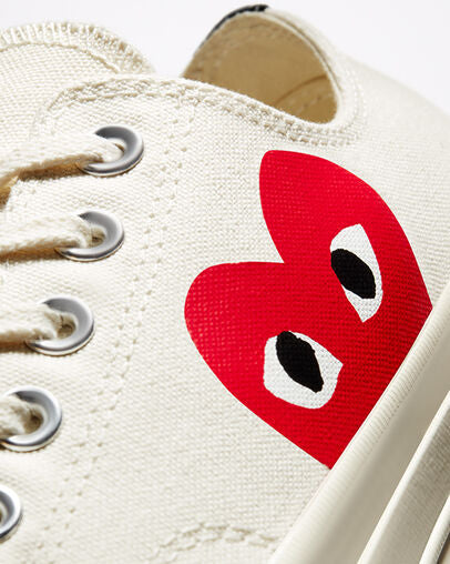 Converse x Comme des Garçons PLAY Chuck 70 Low “Milky White”
