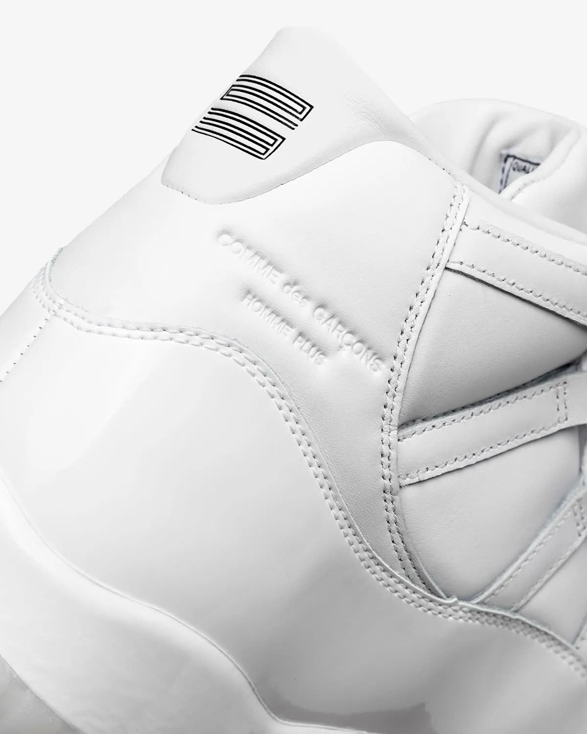 Jordan 11 Retro x Comme des Garçons Homme Plus “White”