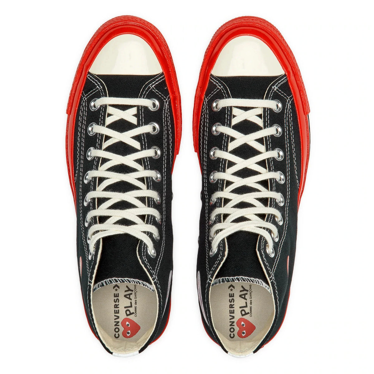 Converse x Comme des Garçons Play Chuck 70 Hi “Red Sole Black”
