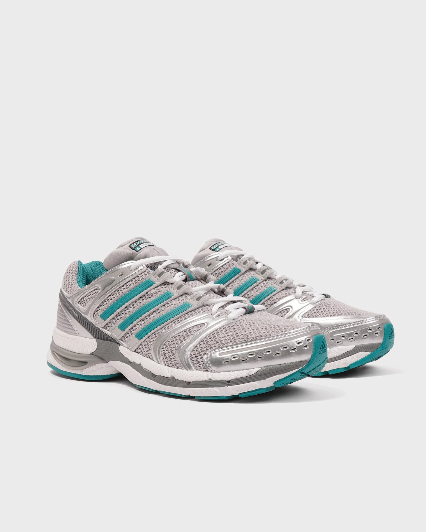 Adidas x Sporty and Rich Adistar Control 5 “Metallic Silver”