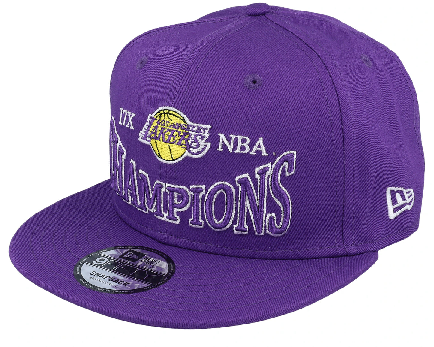 New Era 9FIFTY Snapback LA Lakers Champions Patch