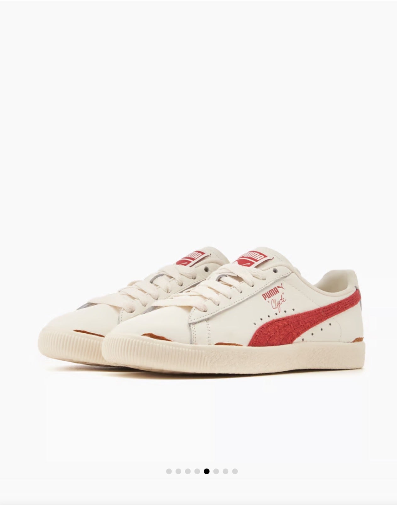 Puma Clyde x NEVERWORN III “Club Red”