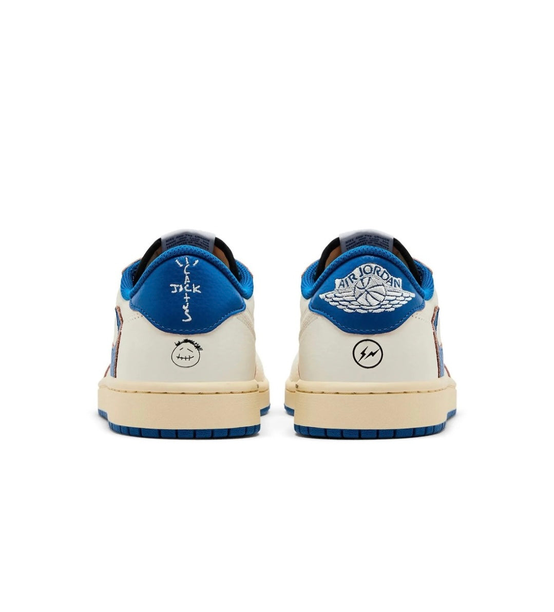Fragment x Travis Scott x Jordan 1 OG Low "Sail/Military Blue"