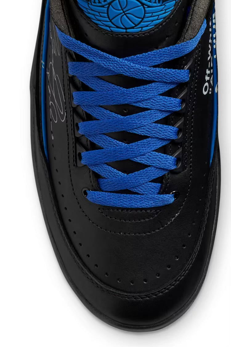 Jordan 2 Retro Low SP x Off-White™ “Black and Varsity Royal”