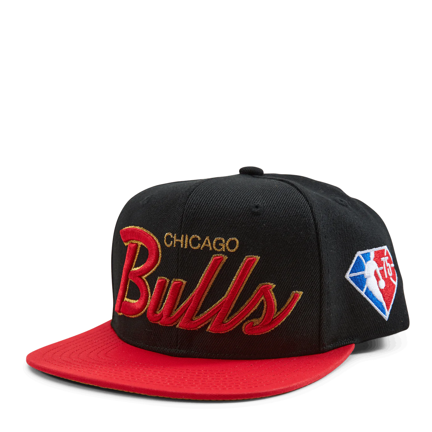 Mitchell & Ness NBA Bulls 75th Gold Snapback
