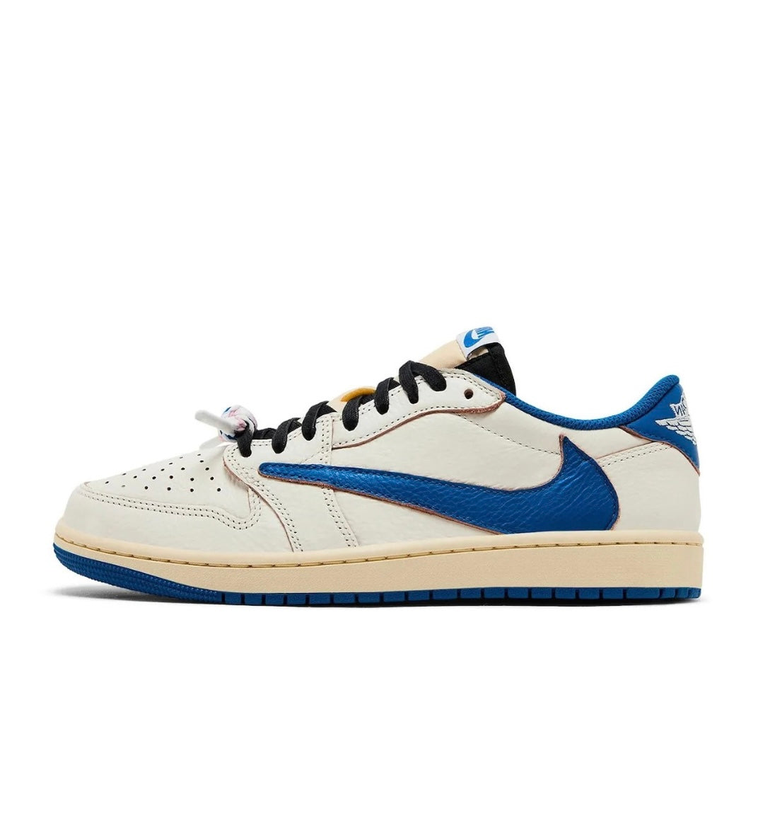 Fragment x Travis Scott x Jordan 1 OG Low "Sail/Military Blue"
