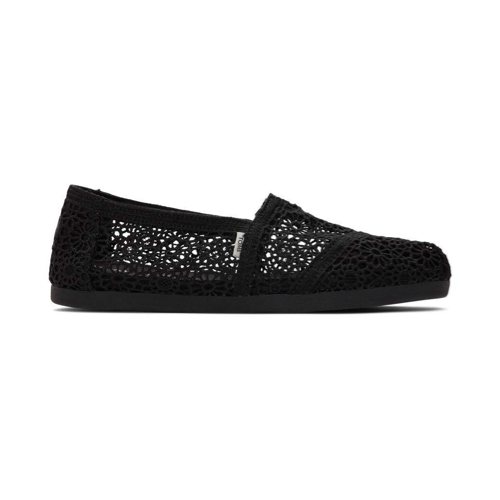 TOMS Classic Alpargata Crochet “Black”